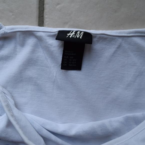 H&M White Beach Swim Suit Cover Up Romper - Picture 3 of 6